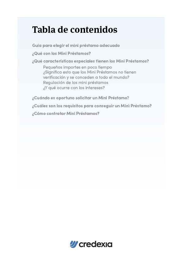 CRE - Mini prestamos - Portada 2D2