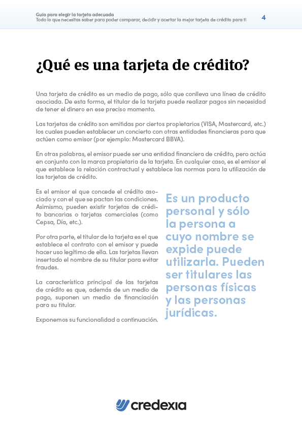 CRE - Tarjetas de crédito - Portada 2D4